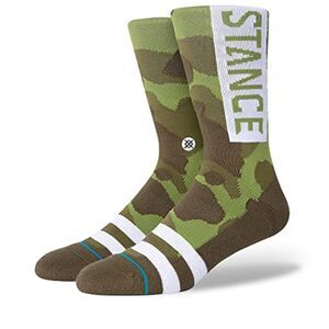 Stance OG Crew Socks (Medium, Camo) new